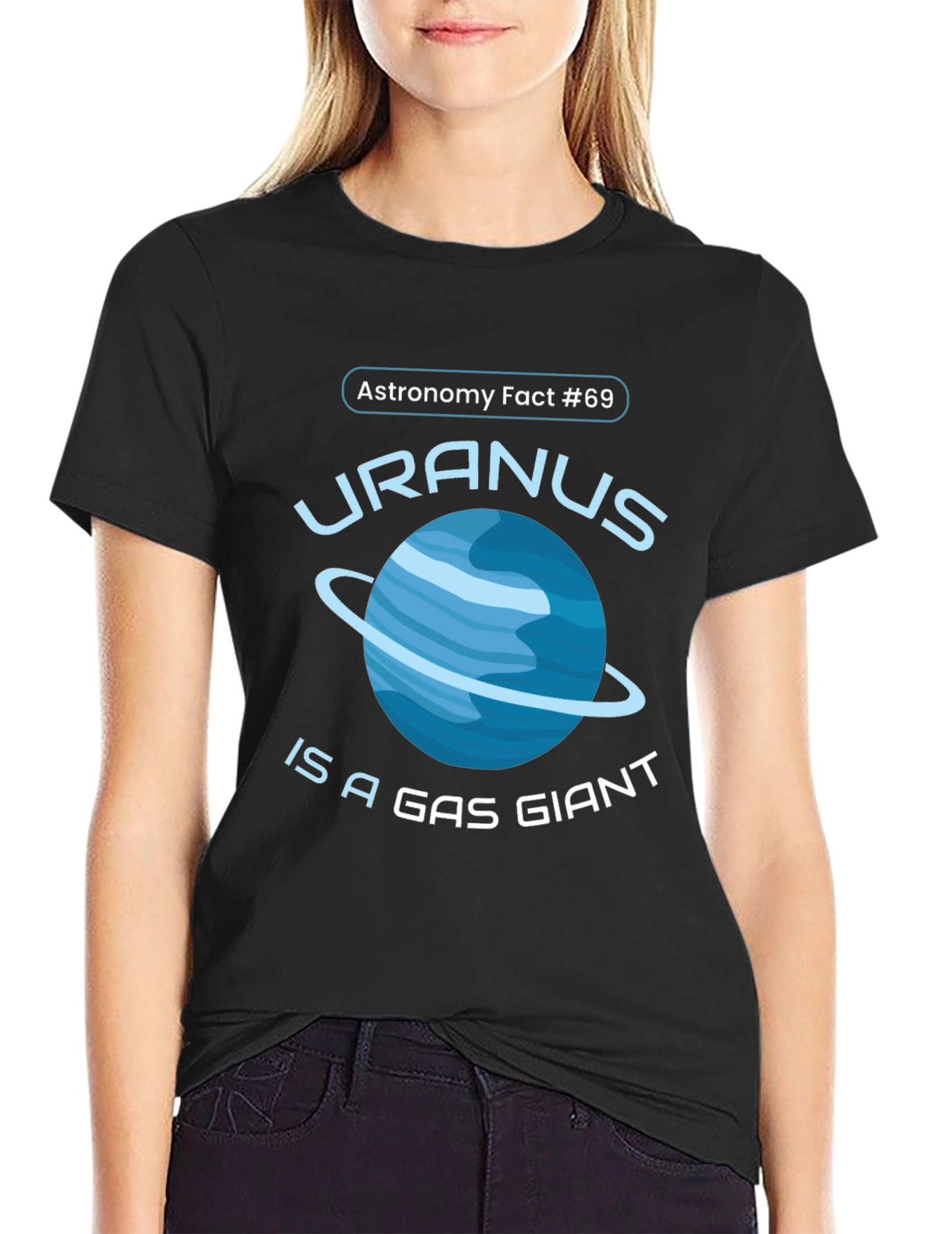 Uranus Gas Giant Astronomy Fact T-Shirt