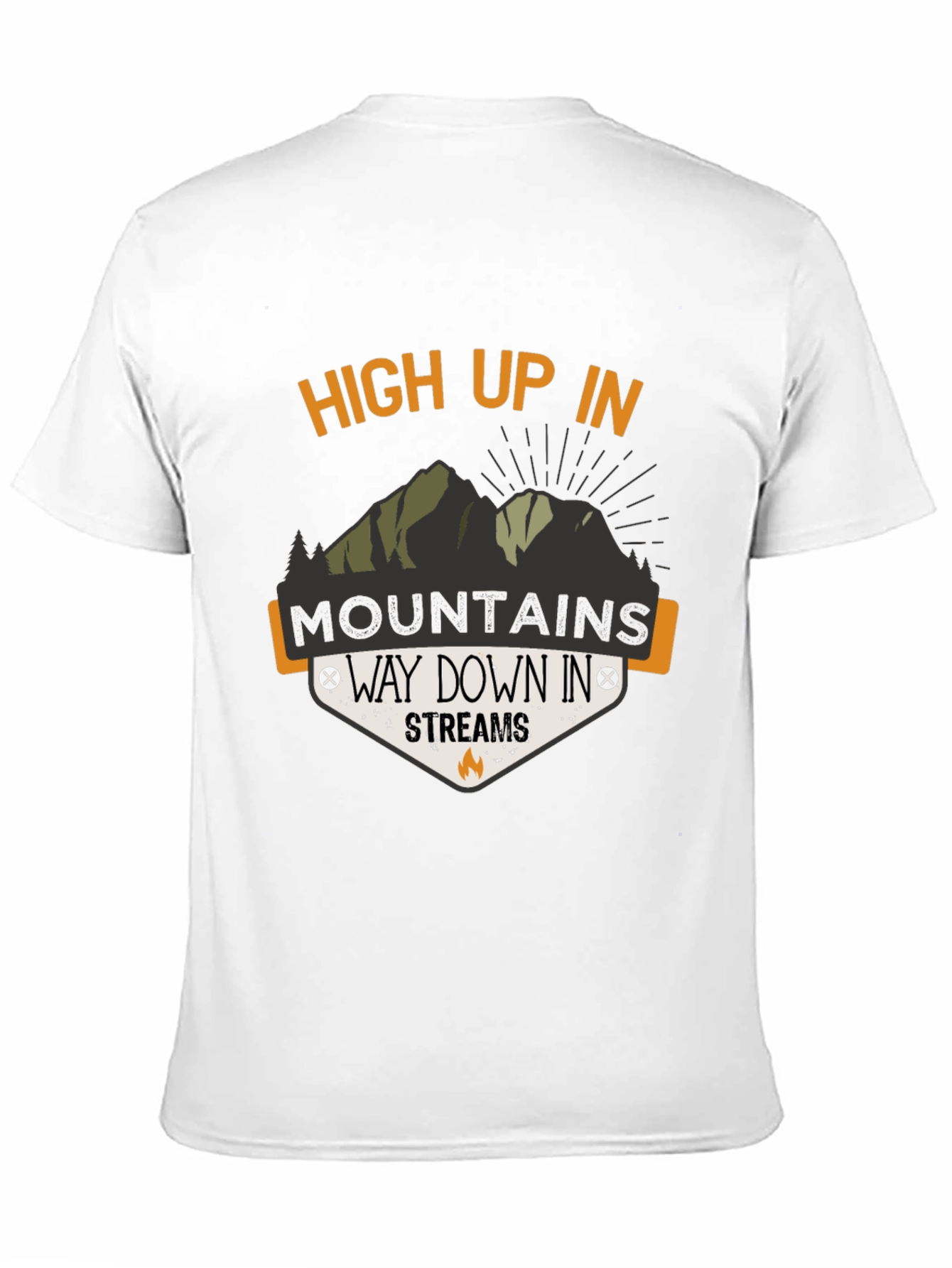 High Up In Mountains Graphic T-Shirt