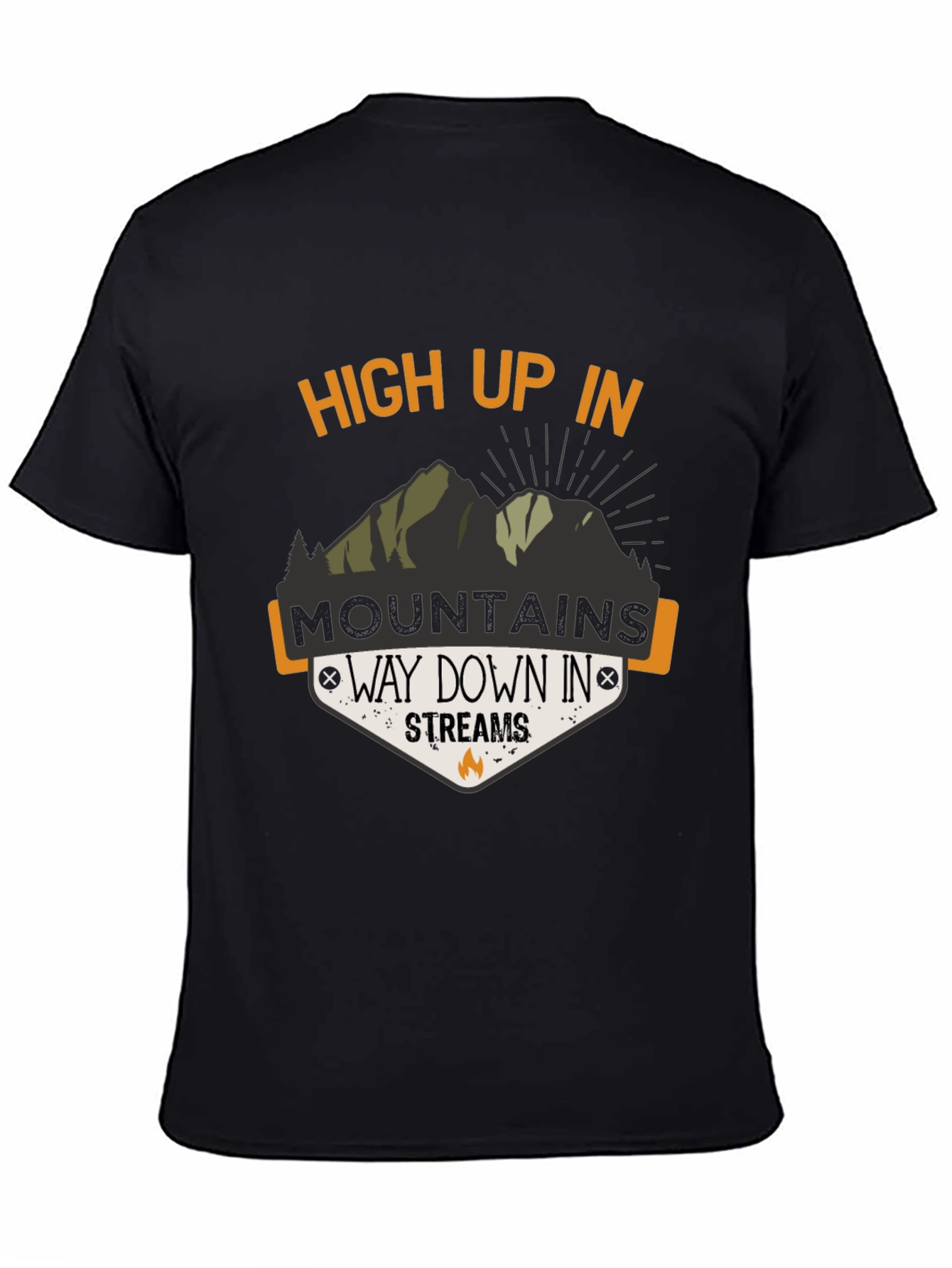 High Up In Mountains Graphic T-Shirt
