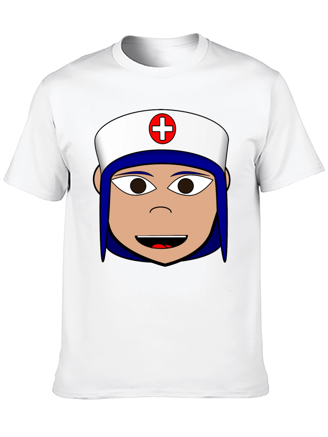 Cartoon Nurse T-Shirt - Unique Graphic Tee