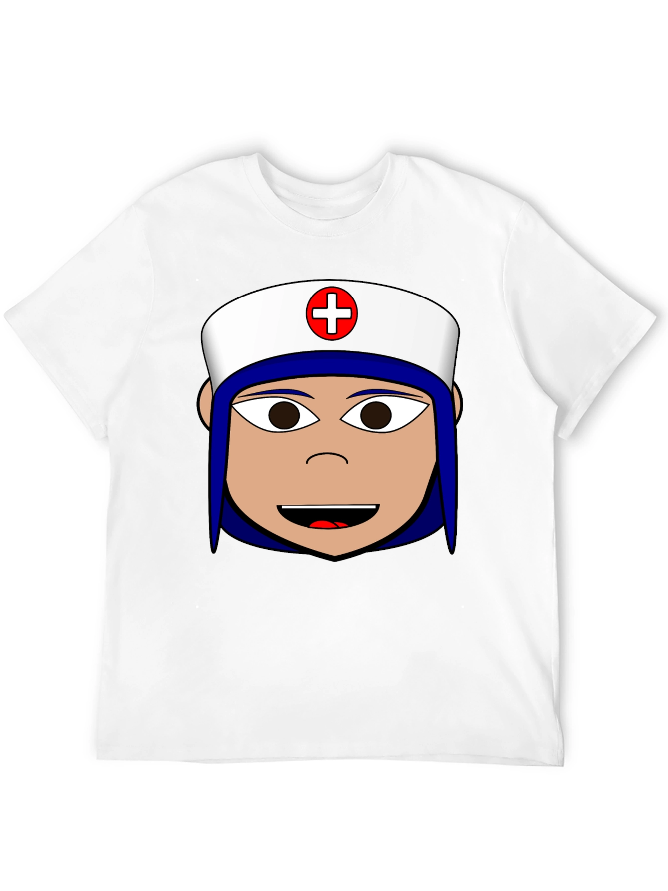 Cartoon Nurse T-Shirt - Unique Graphic Tee