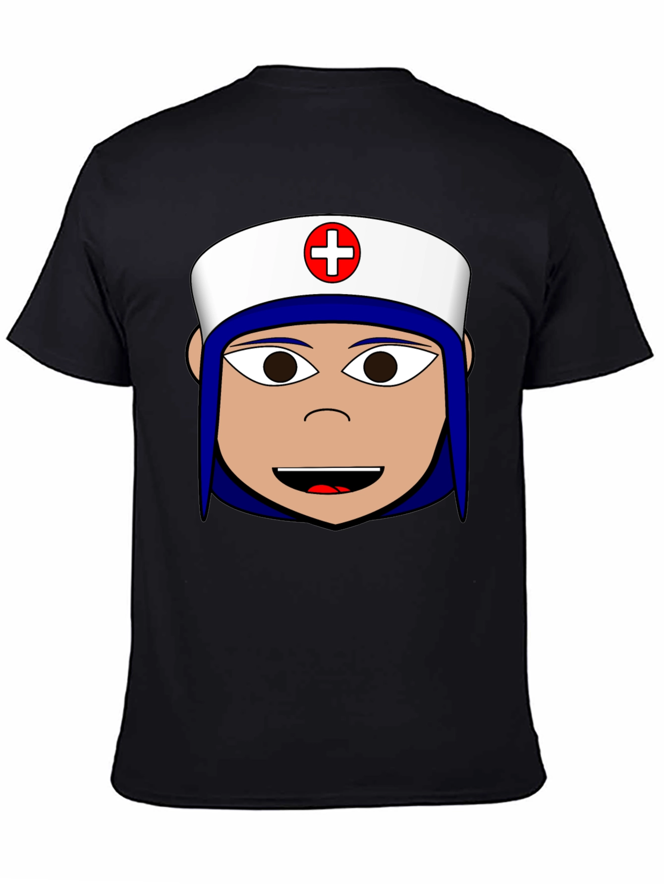 Cartoon Nurse T-Shirt - Unique Graphic Tee