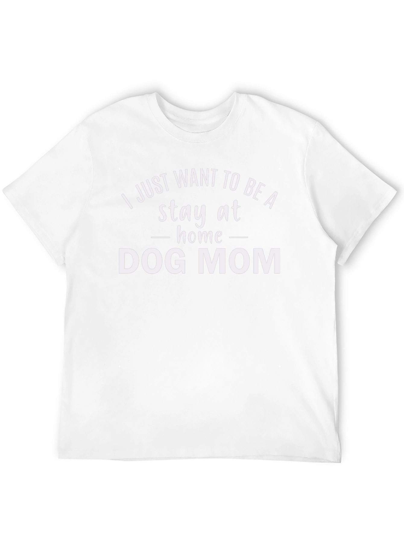 Dog Mom Graphic Tee - Stay-at-Home Comfort