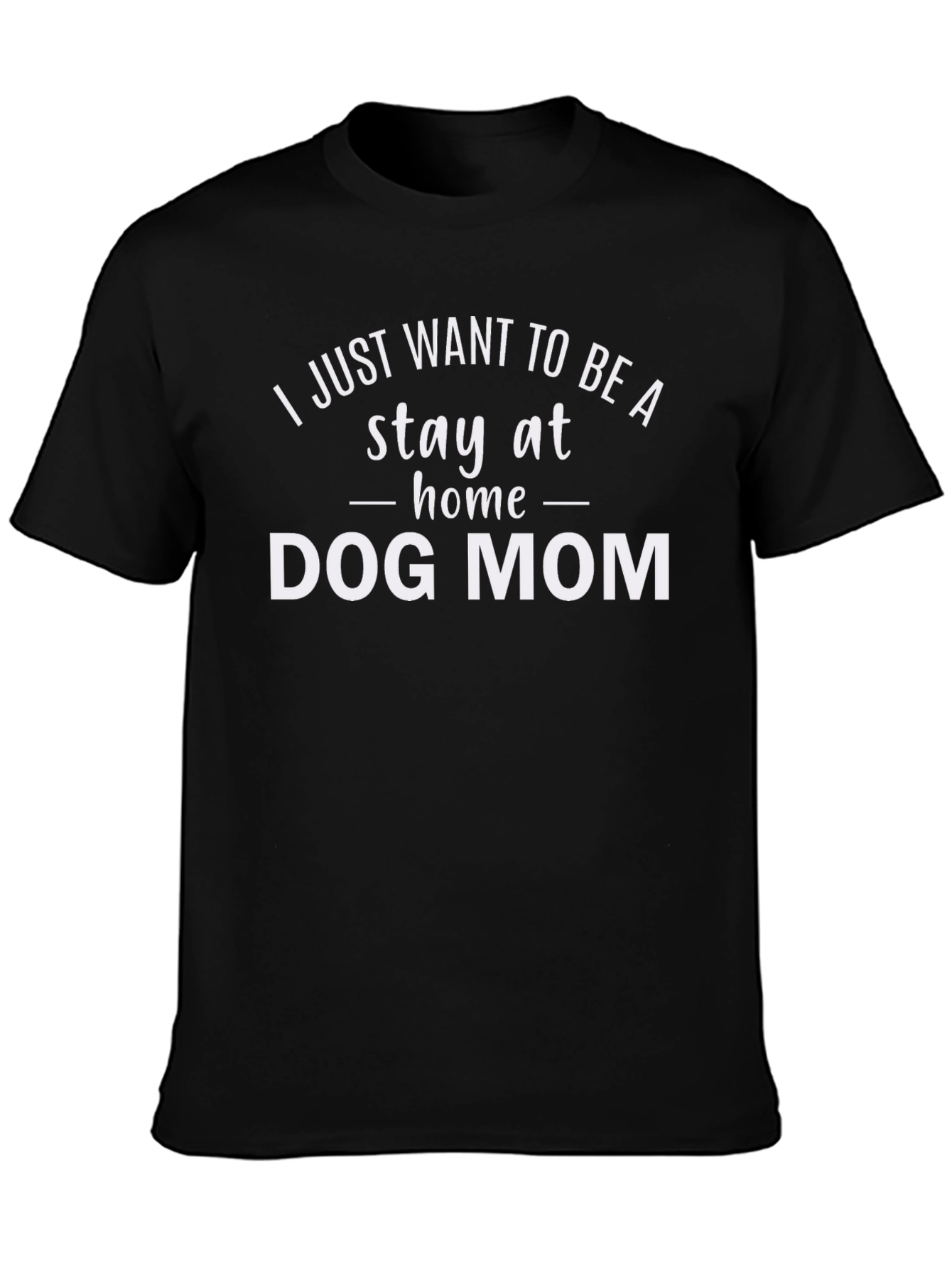 Dog Mom Graphic Tee - Stay-at-Home Comfort