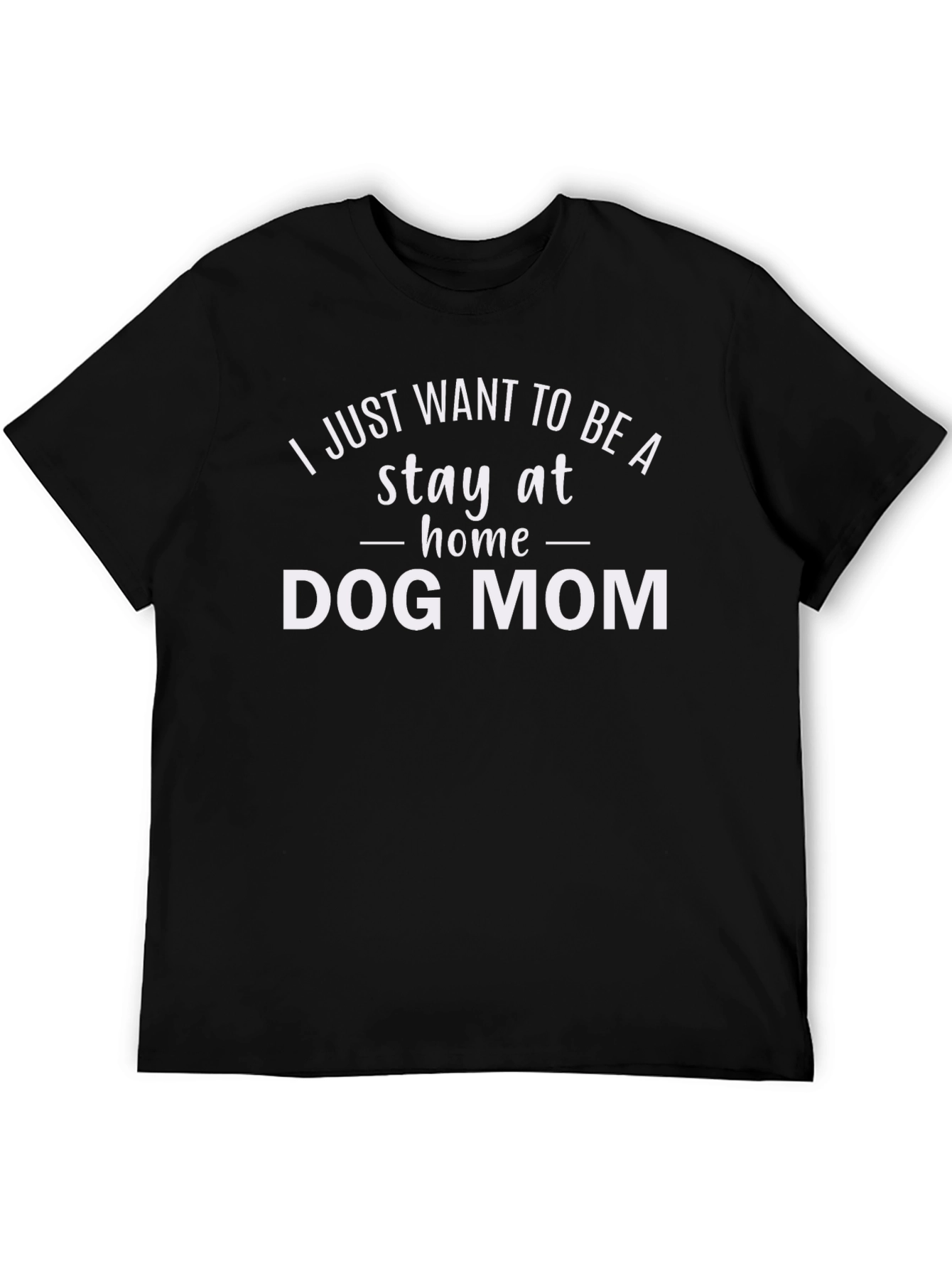Dog Mom Graphic Tee - Stay-at-Home Comfort