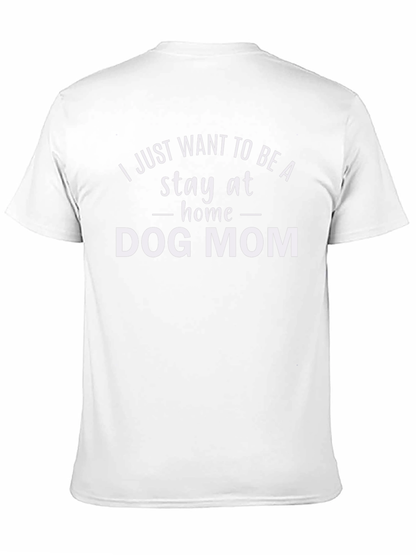 Dog Mom Graphic Tee - Stay-at-Home Comfort