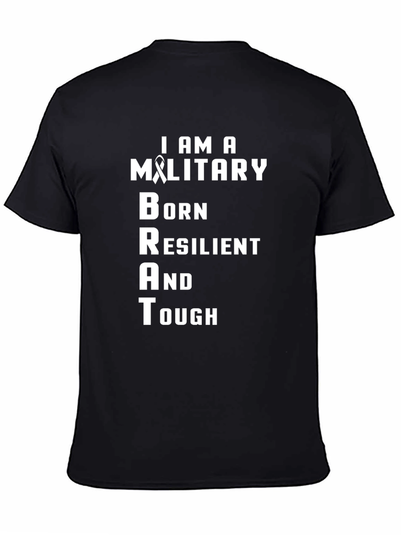 Military Brat T-Shirt - Born Resilient & Tough