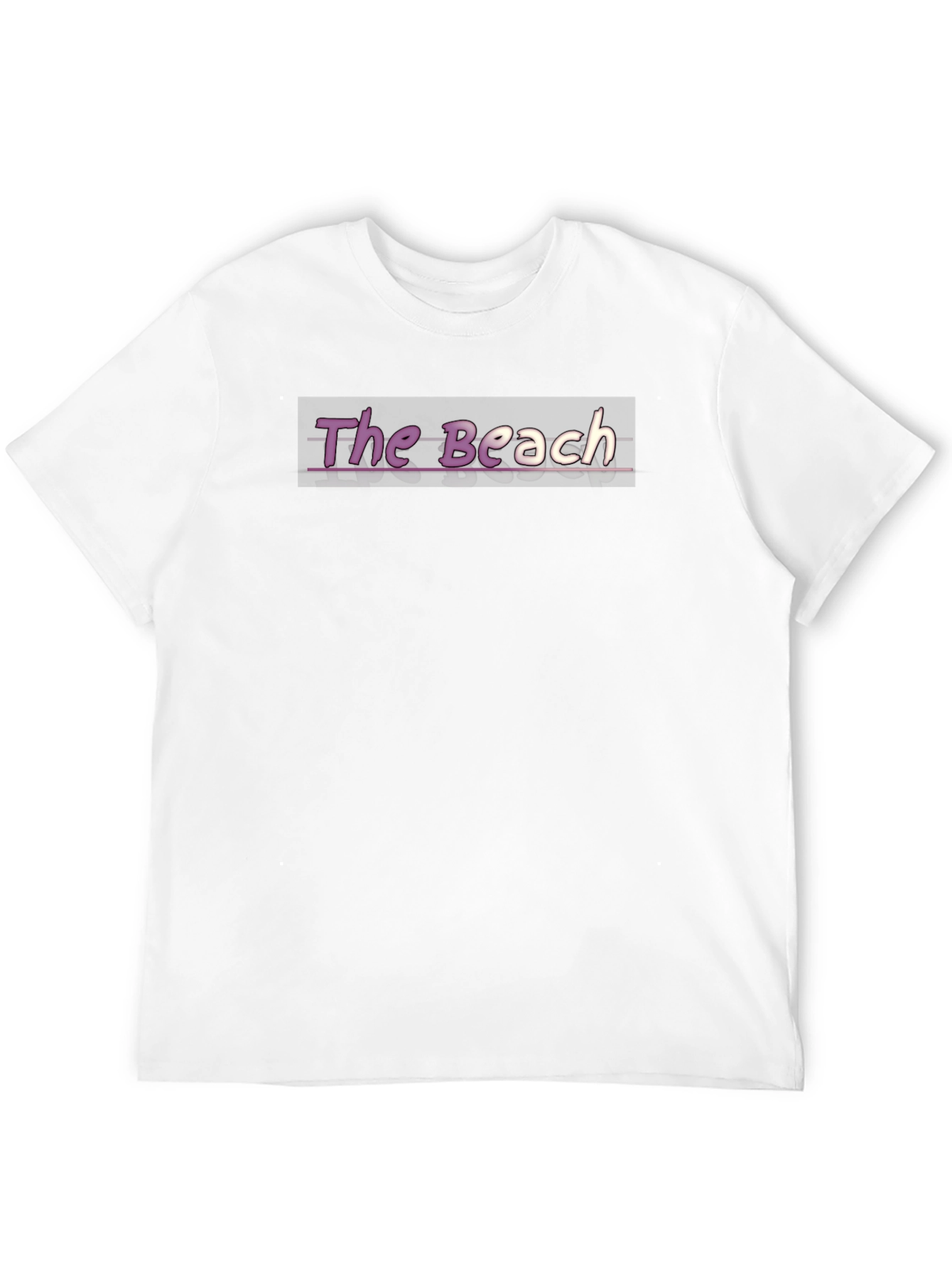 The Beach Graphic Tee - Casual Black T-Shirt