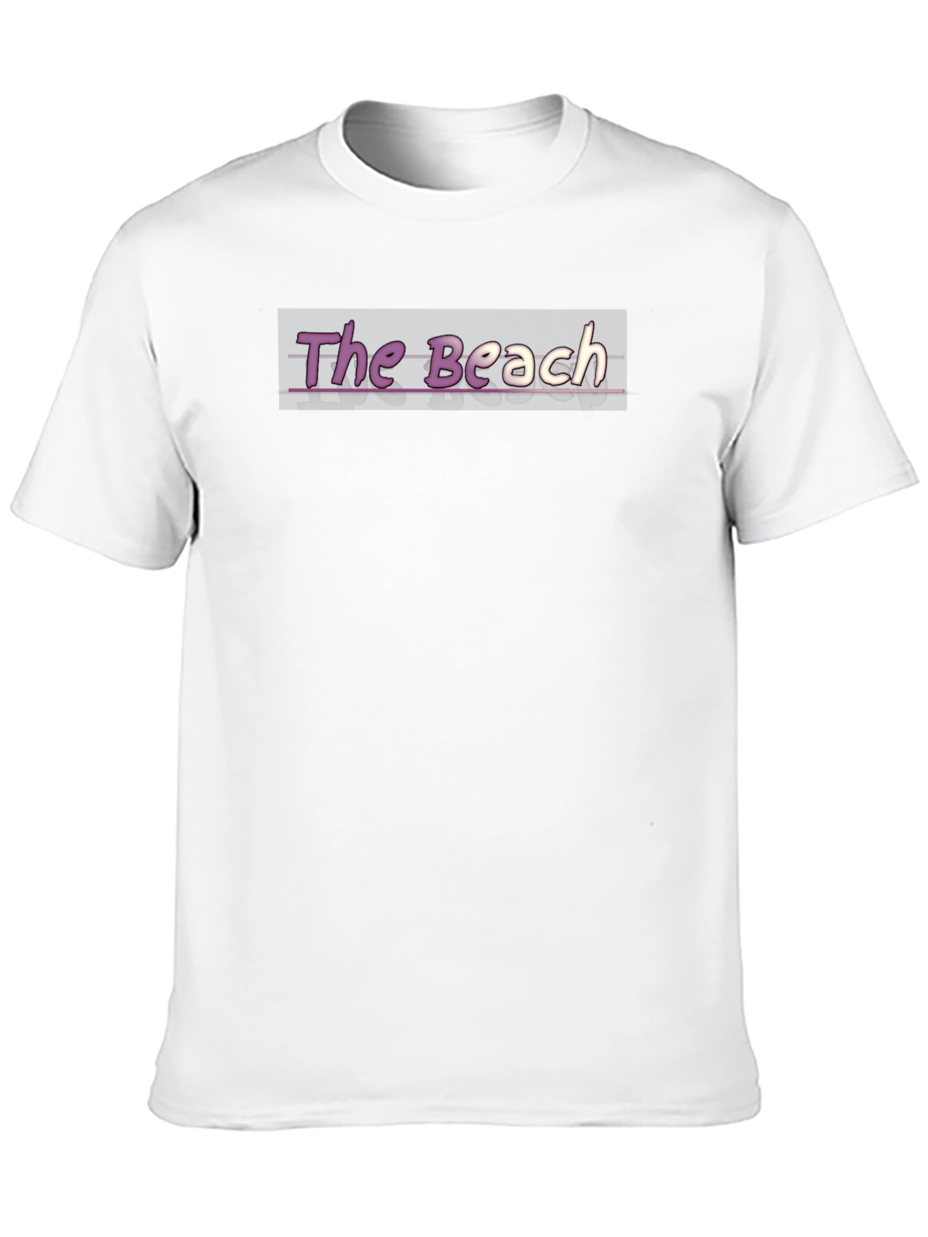 The Beach Graphic Tee - Casual Black T-Shirt