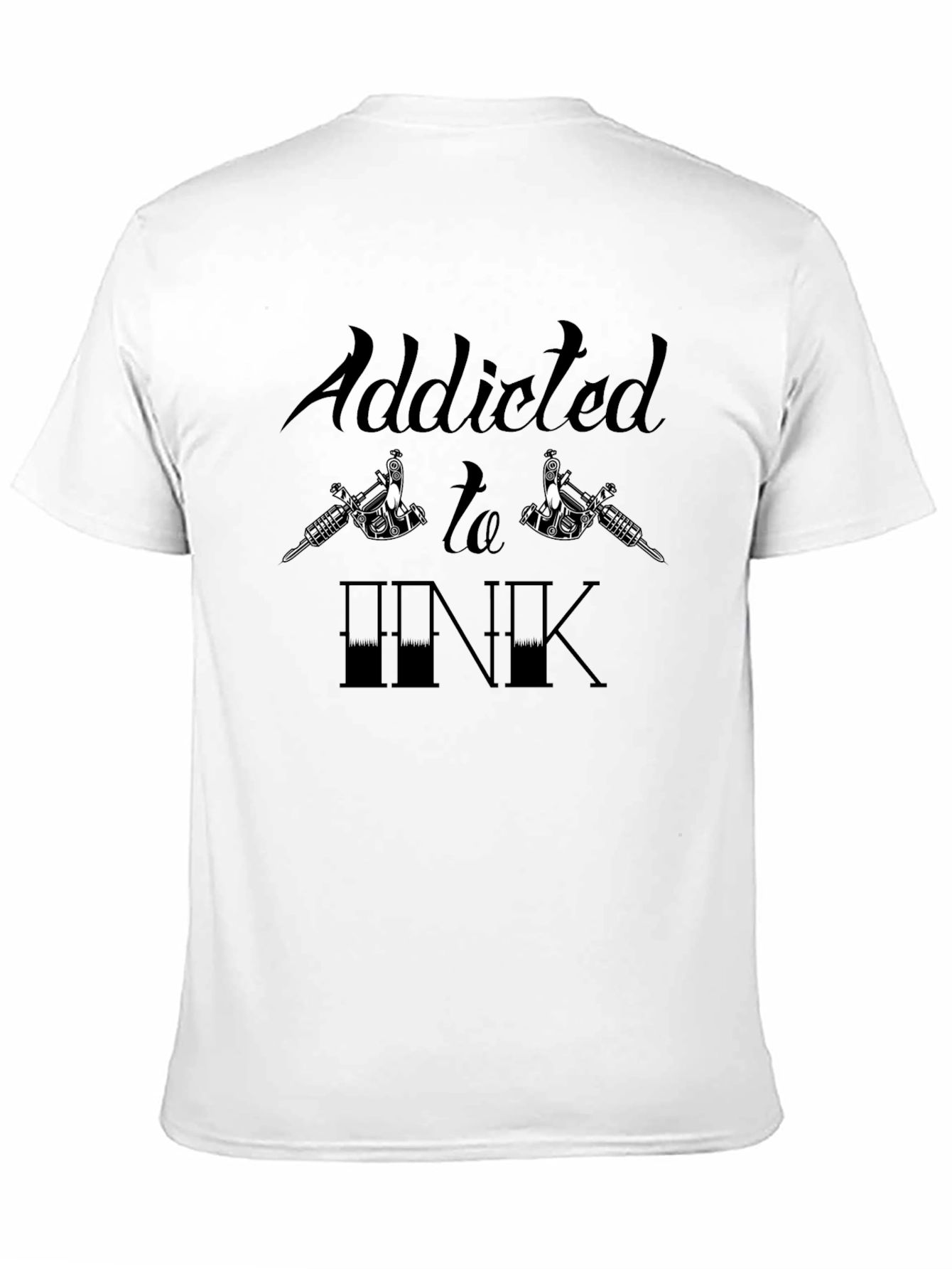 Addicted to Ink Graphic Tee - Tattoo Lover T-Shirt