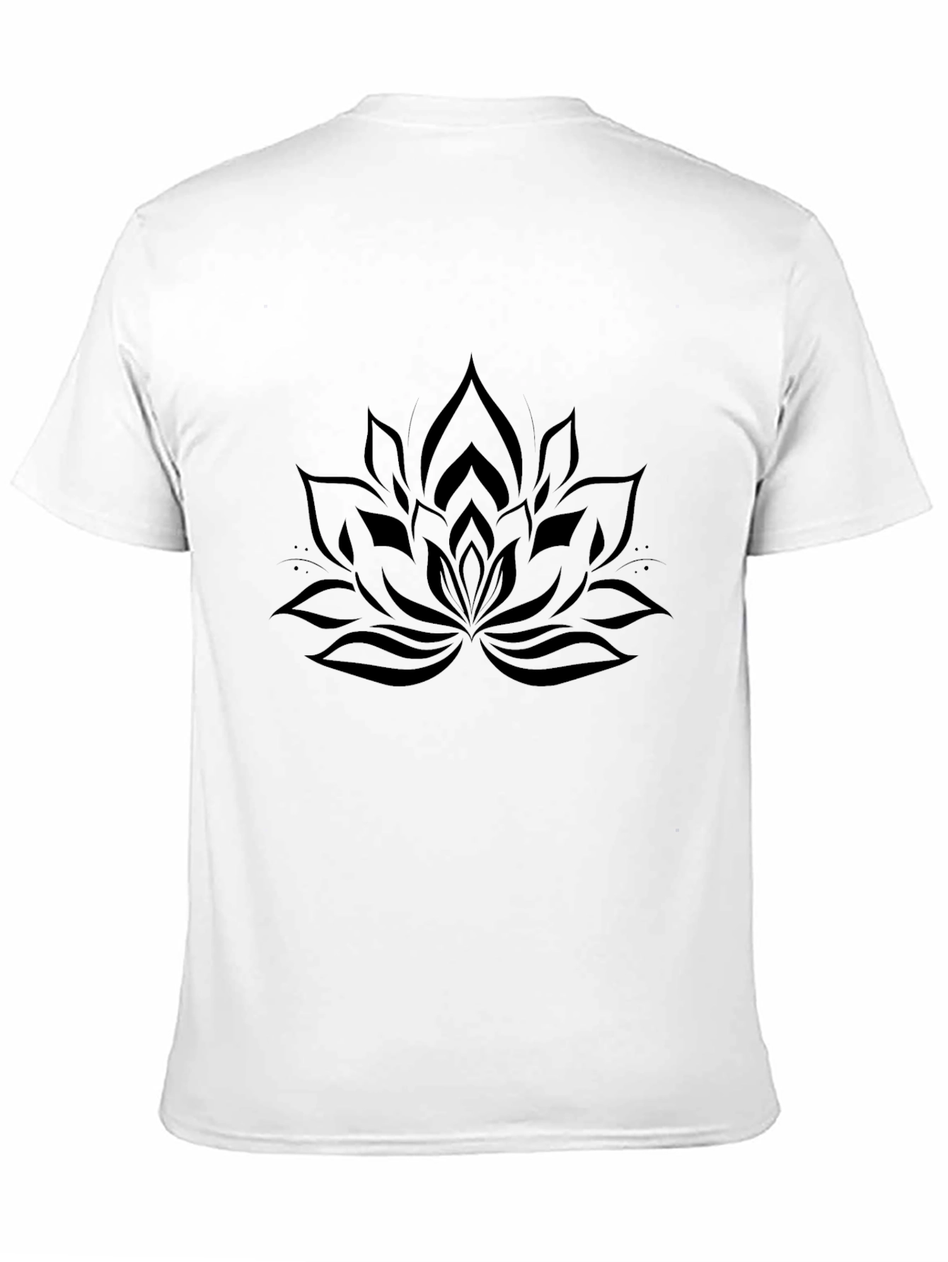 Lotus Mandala Black T-Shirt