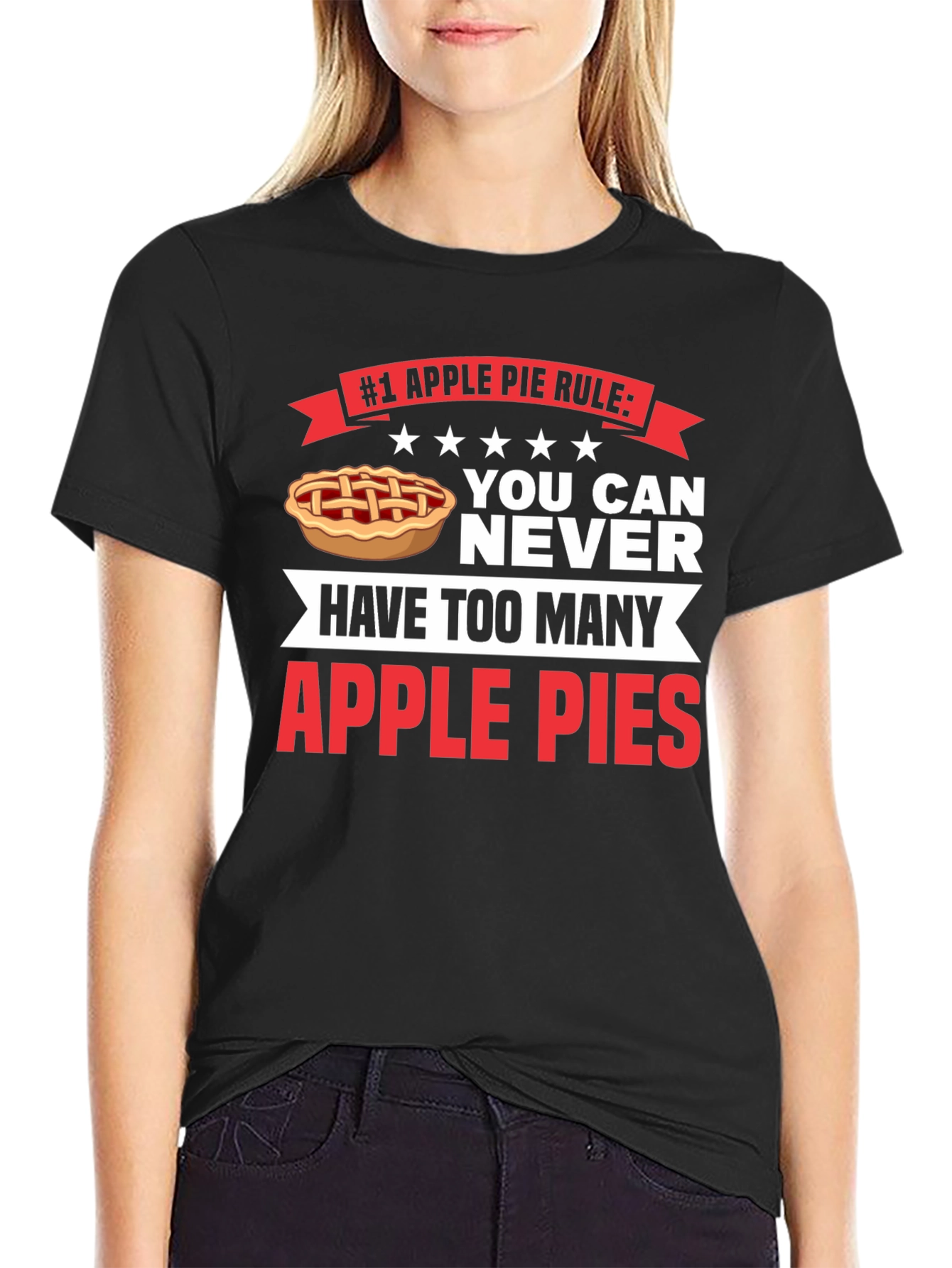 Apple Pie Rule T-Shirt - Funny Foodie Tee