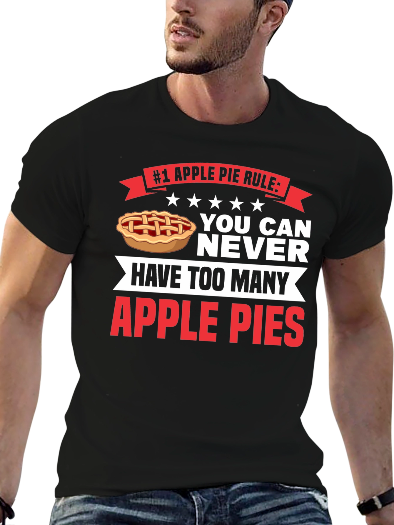 Apple Pie Rule T-Shirt - Funny Foodie Tee
