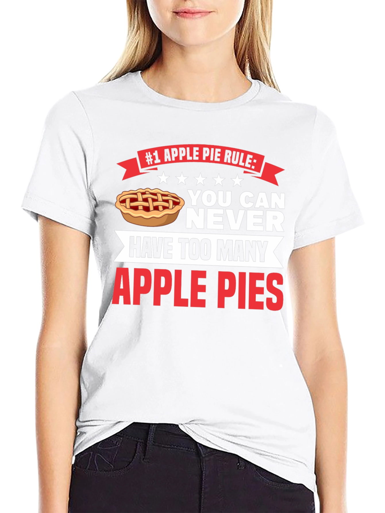 Apple Pie Rule T-Shirt - Funny Foodie Tee