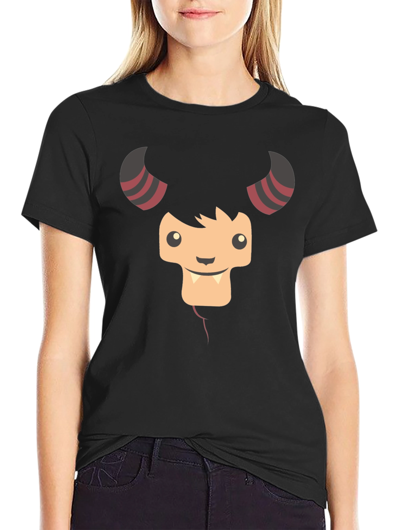 Monster Graphic Tee -  Black T-Shirt for Men