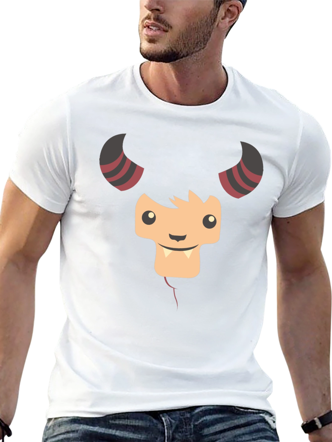 Monster Graphic Tee -  Black T-Shirt for Men