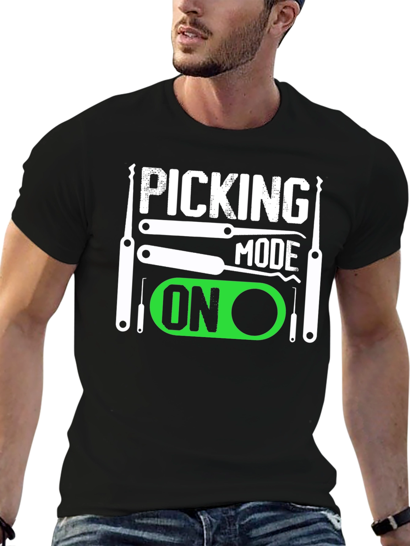 Picking Mode On Graphic T-Shirt