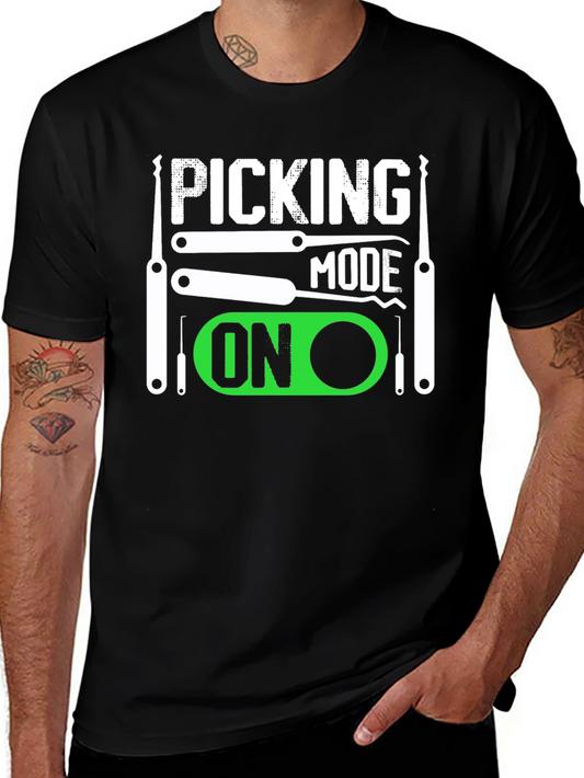 Picking Mode On Graphic T-Shirt