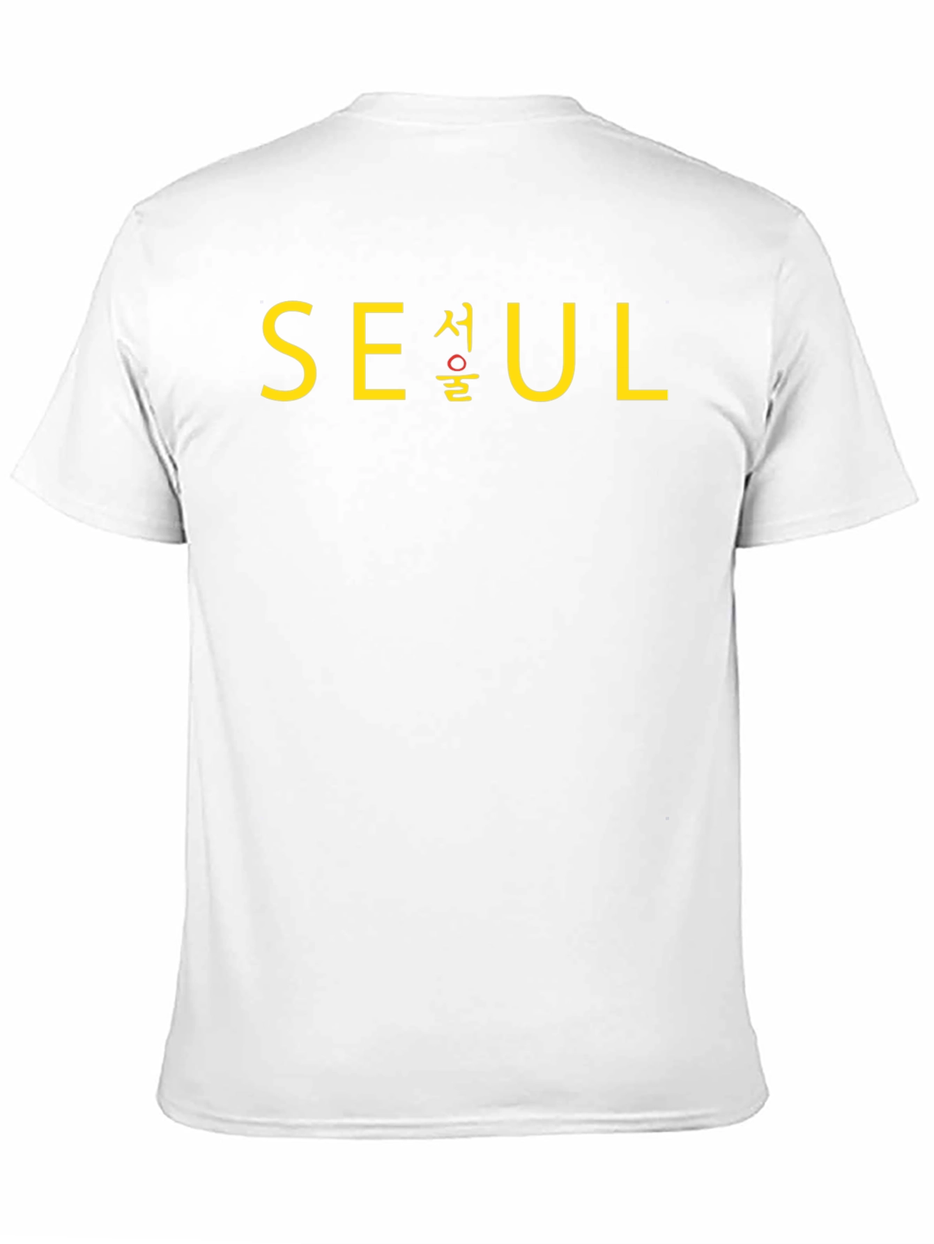Seoul T-Shirt - Black Crew Neck Graphic Tee