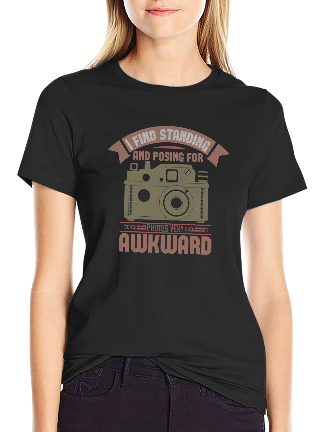 Awkward Photos Graphic Tee - Camera Design