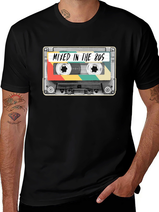 Mixed in the 80s Cassette Tape T-Shirt