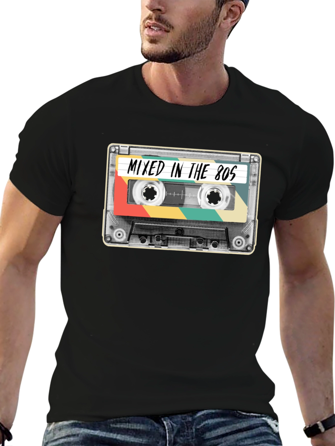 Mixed in the 80s Cassette Tape T-Shirt