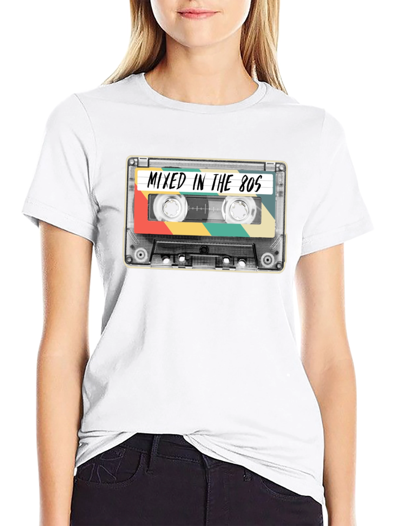 Mixed in the 80s Cassette Tape T-Shirt