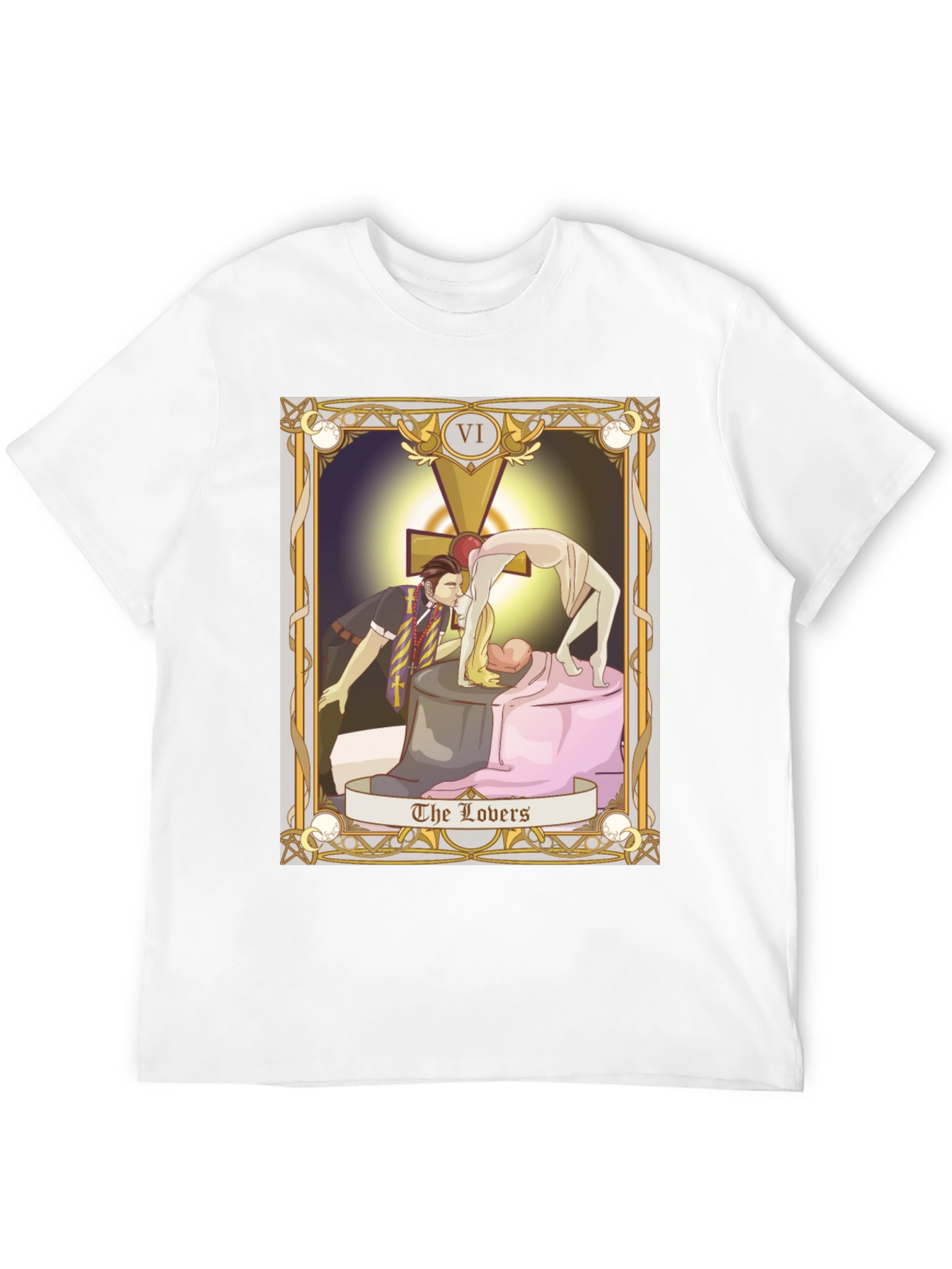The Lovers Tarot Card Graphic T-Shirt