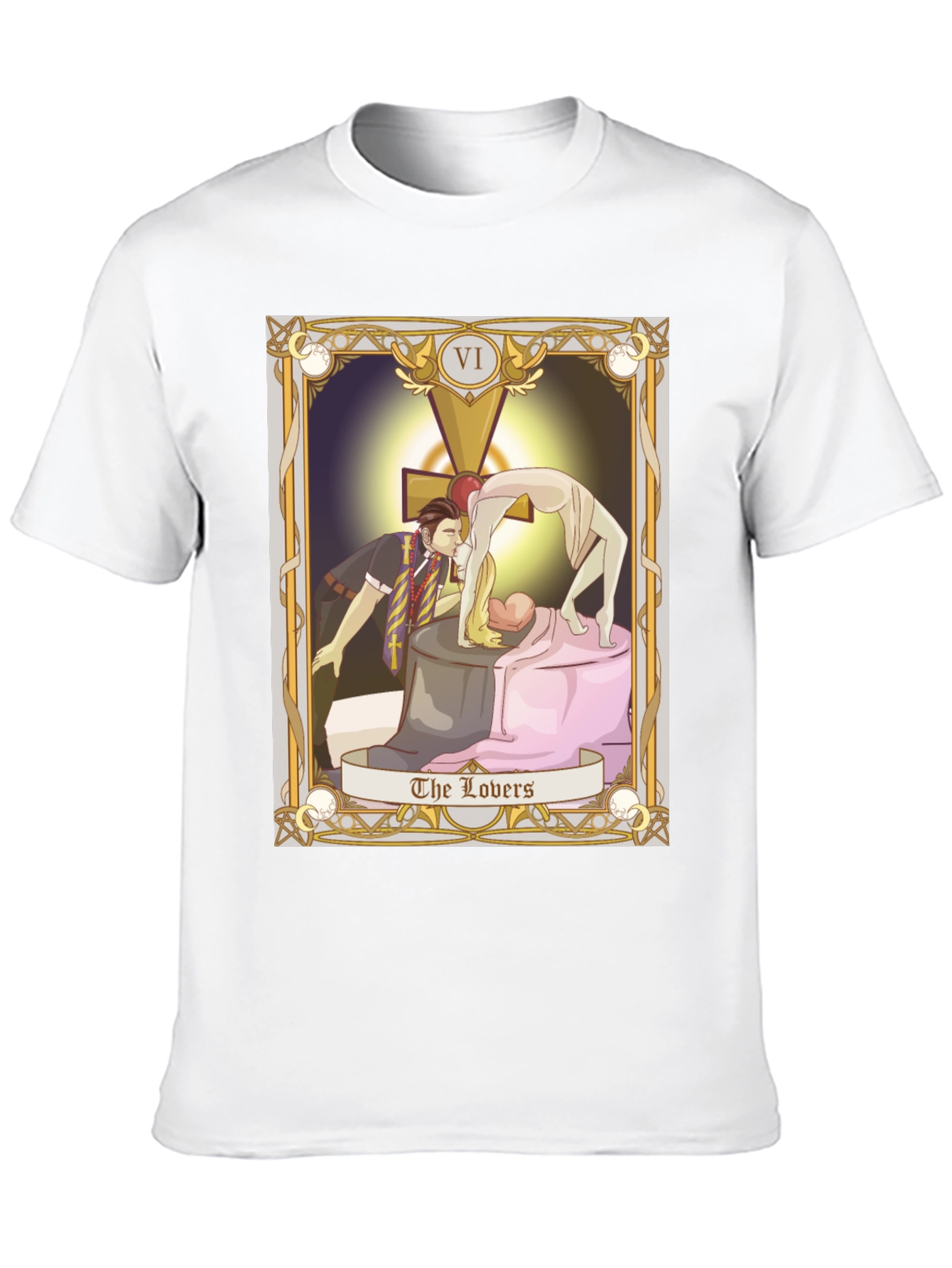 The Lovers Tarot Card Graphic T-Shirt
