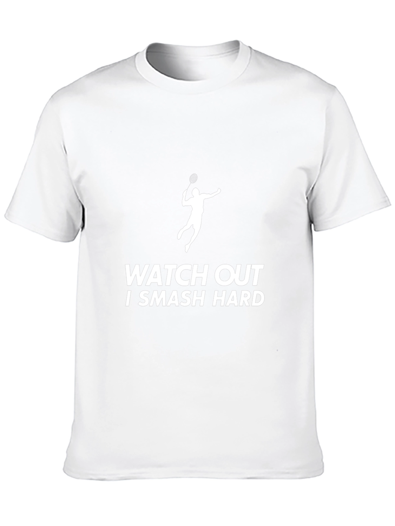 Smash Hard Badminton T-Shirt