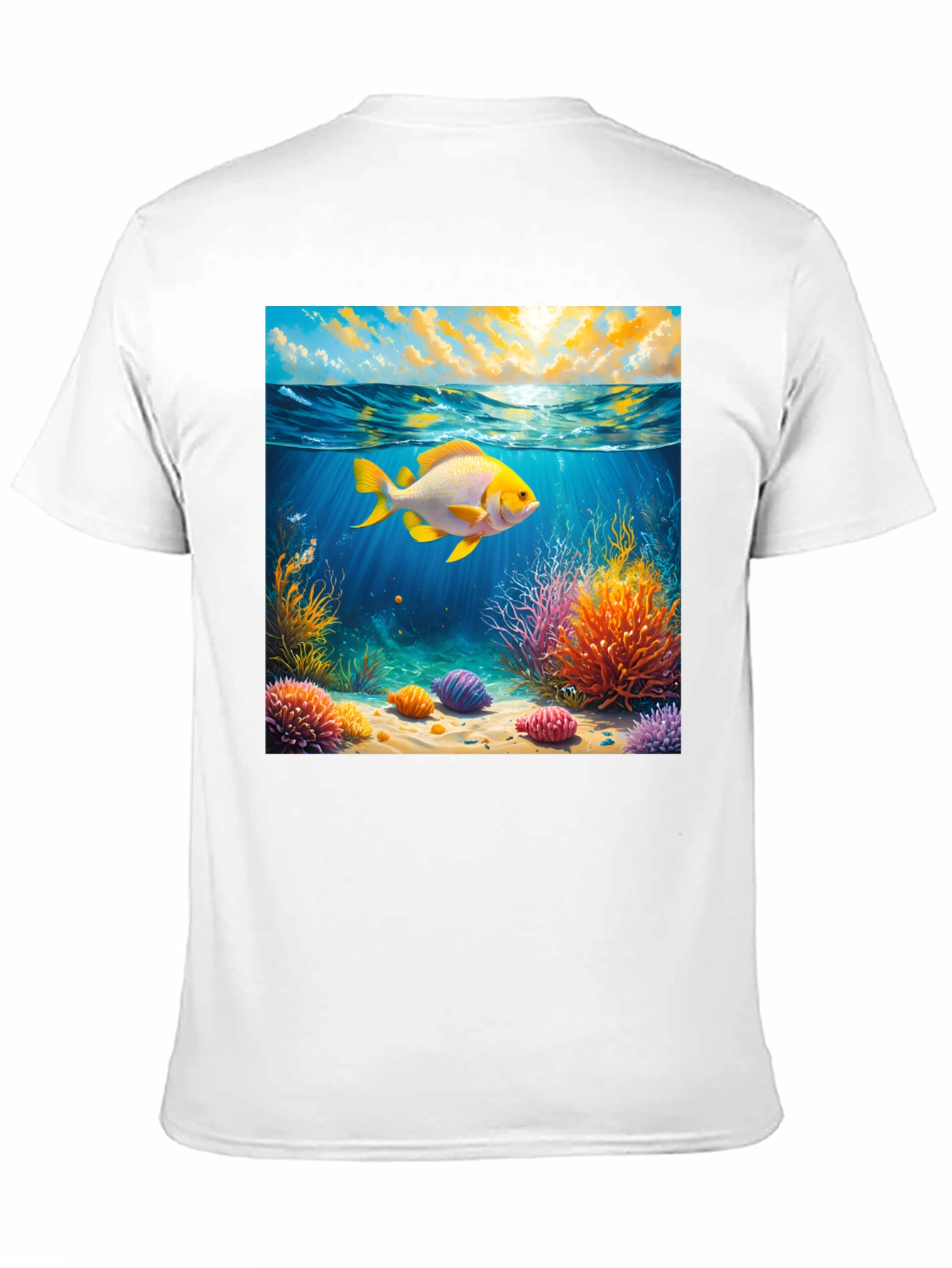 Underwater Goldfish Graphic Tee