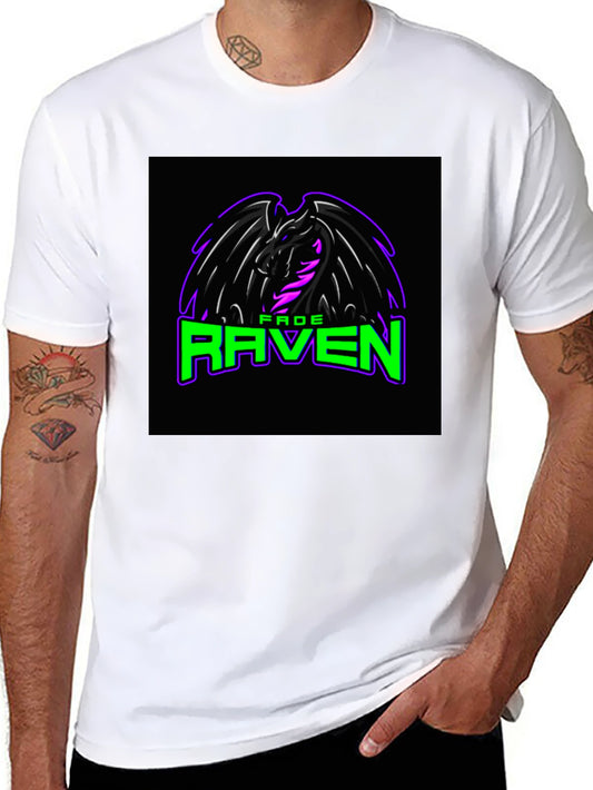 Fade Raven Graphic Tee - Black