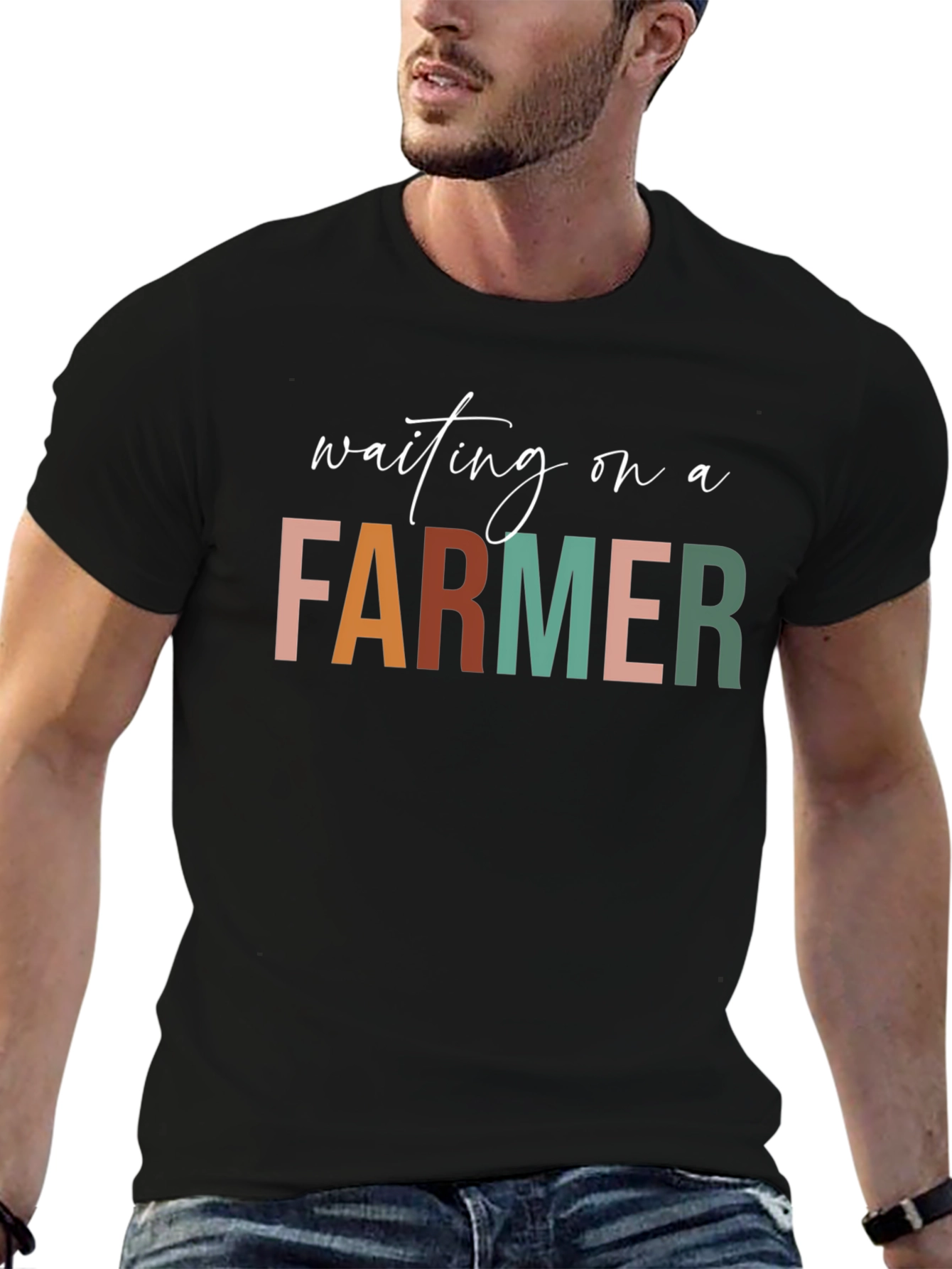 Waiting on a Farmer Graphic Tee