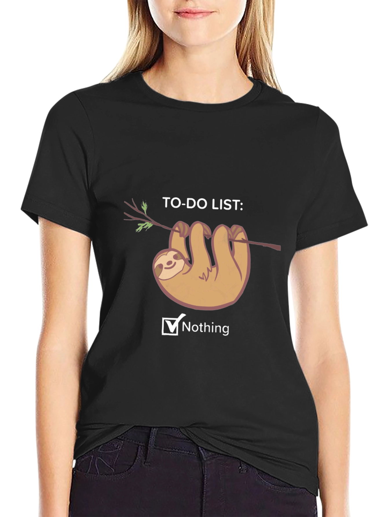 Sloth To-Do List Nothing T-Shirt