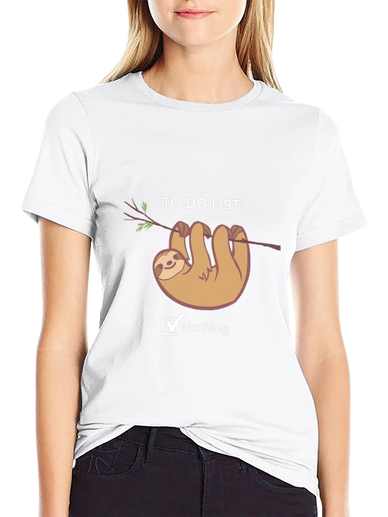 Sloth To-Do List Nothing T-Shirt