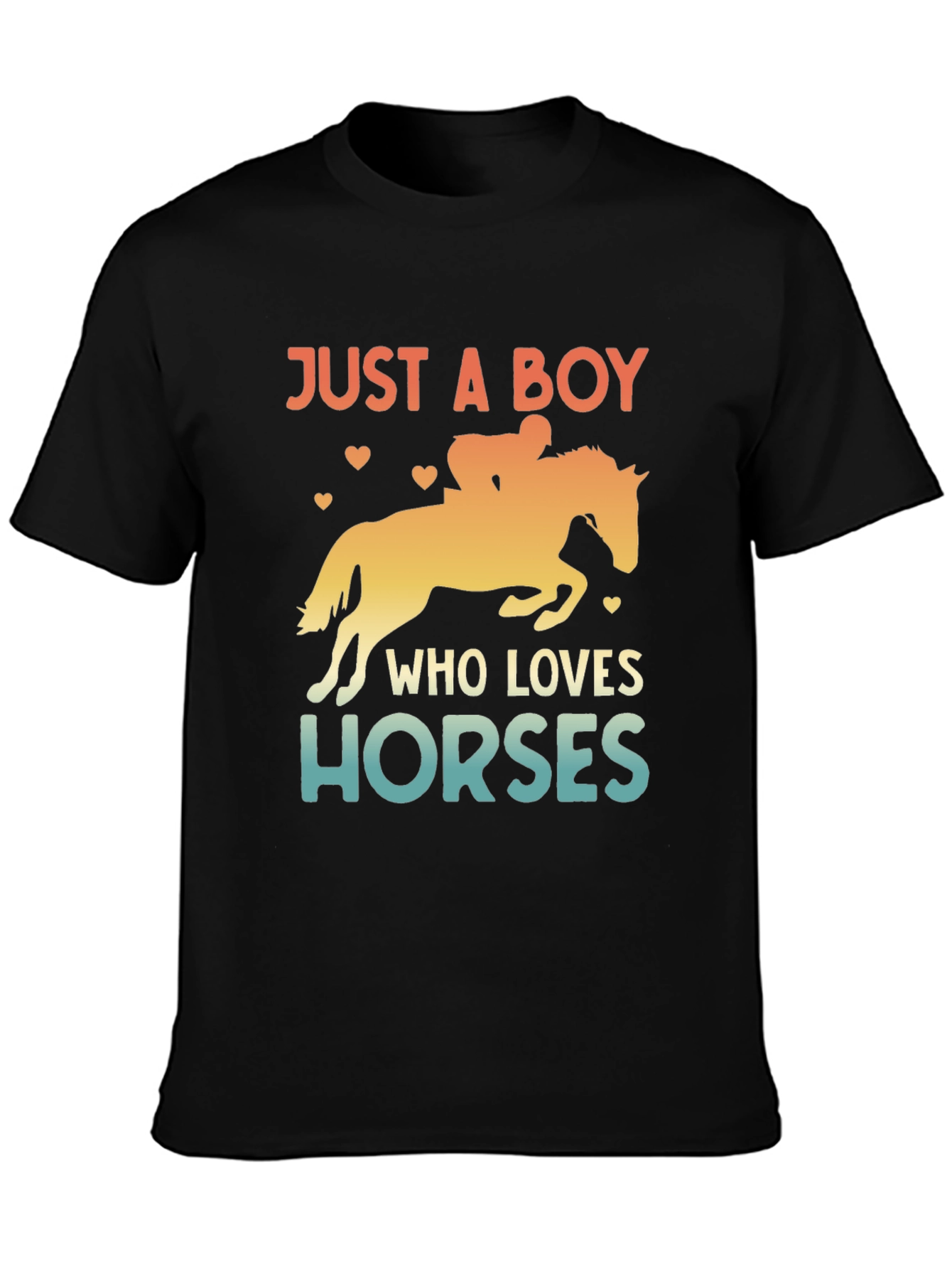 Just a Boy Who Loves Horses T-Shirt
