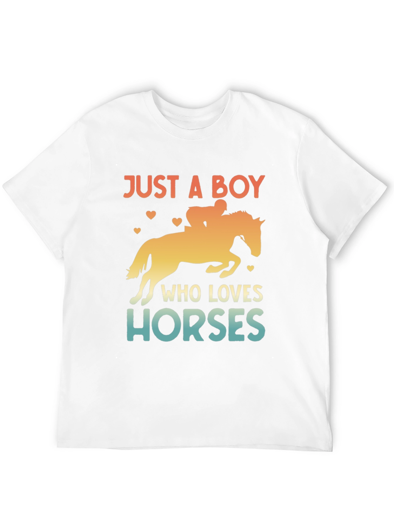 Just a Boy Who Loves Horses T-Shirt