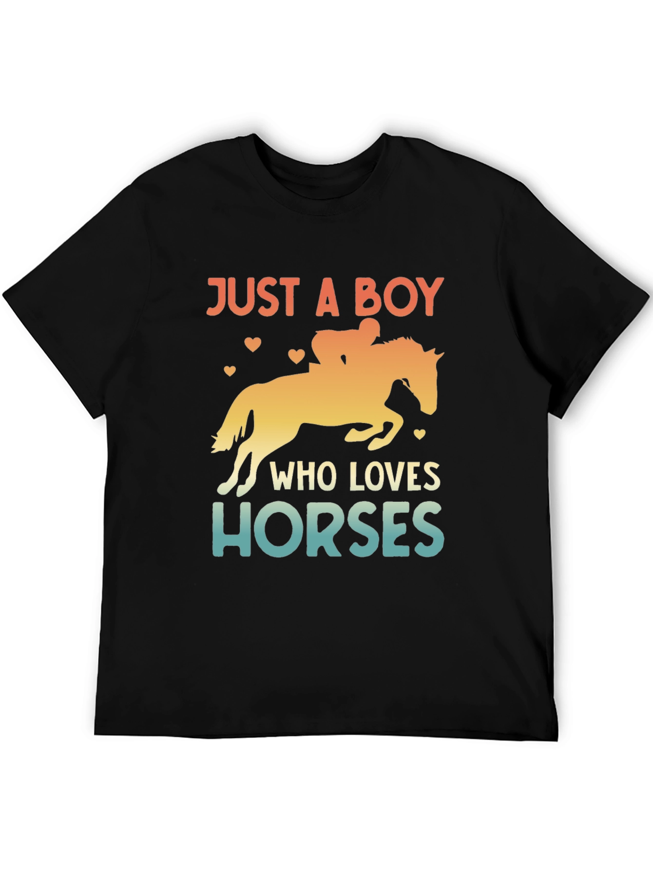 Just a Boy Who Loves Horses T-Shirt