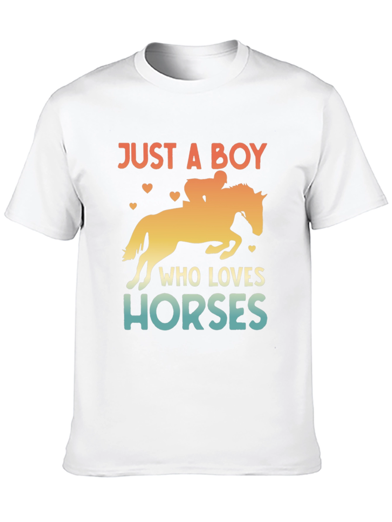 Just a Boy Who Loves Horses T-Shirt