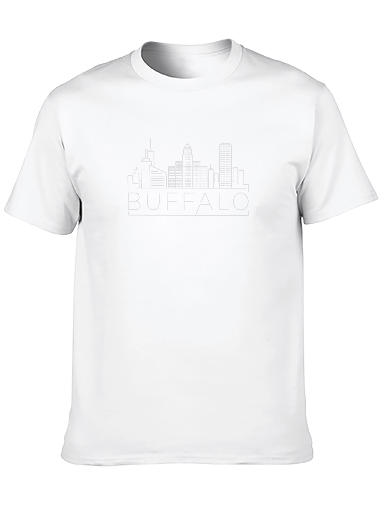 Buffalo Cityscape Graphic Tee - Minimalist Design