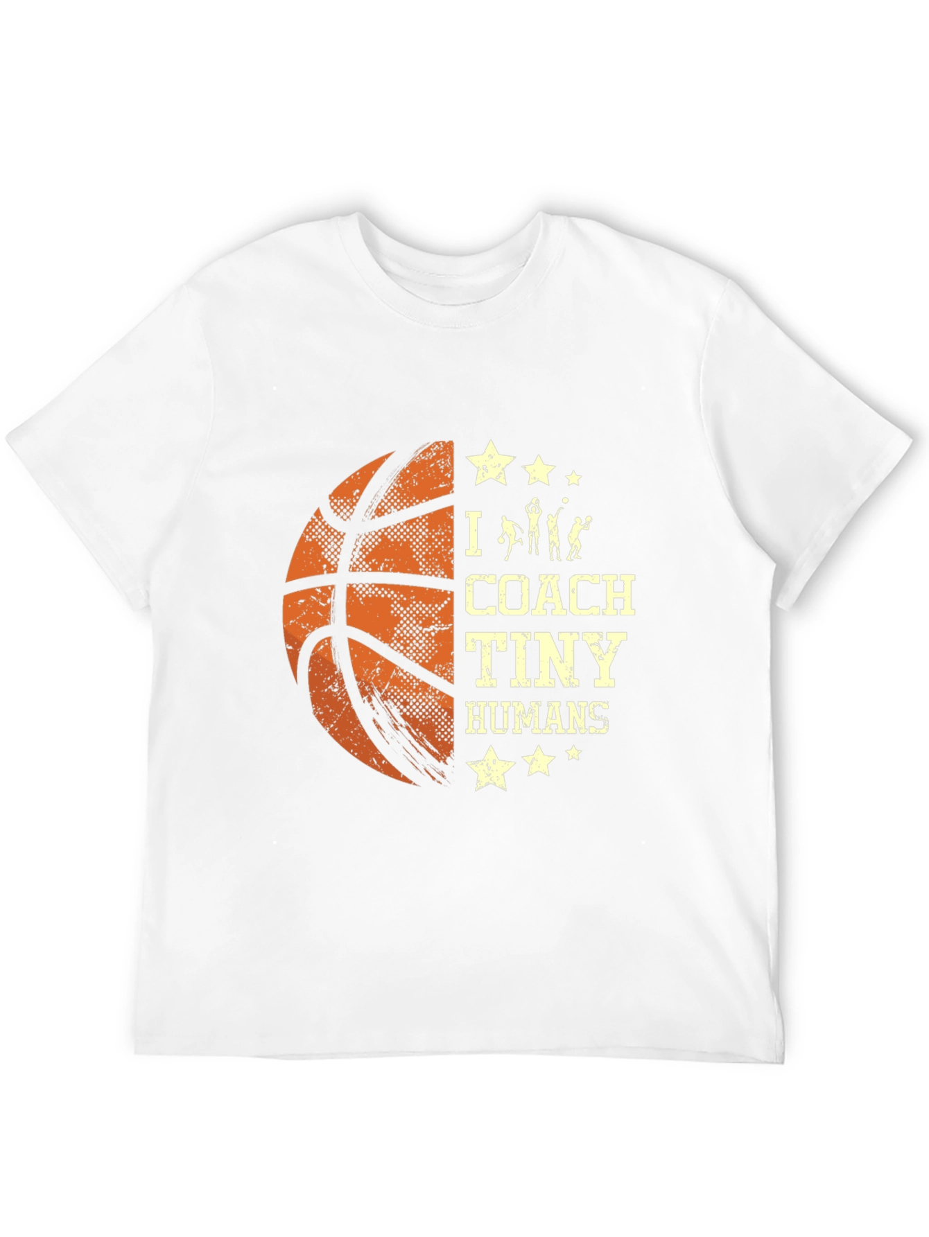 Basketball Coach T-Shirt I Coach Tiny Humans Tee