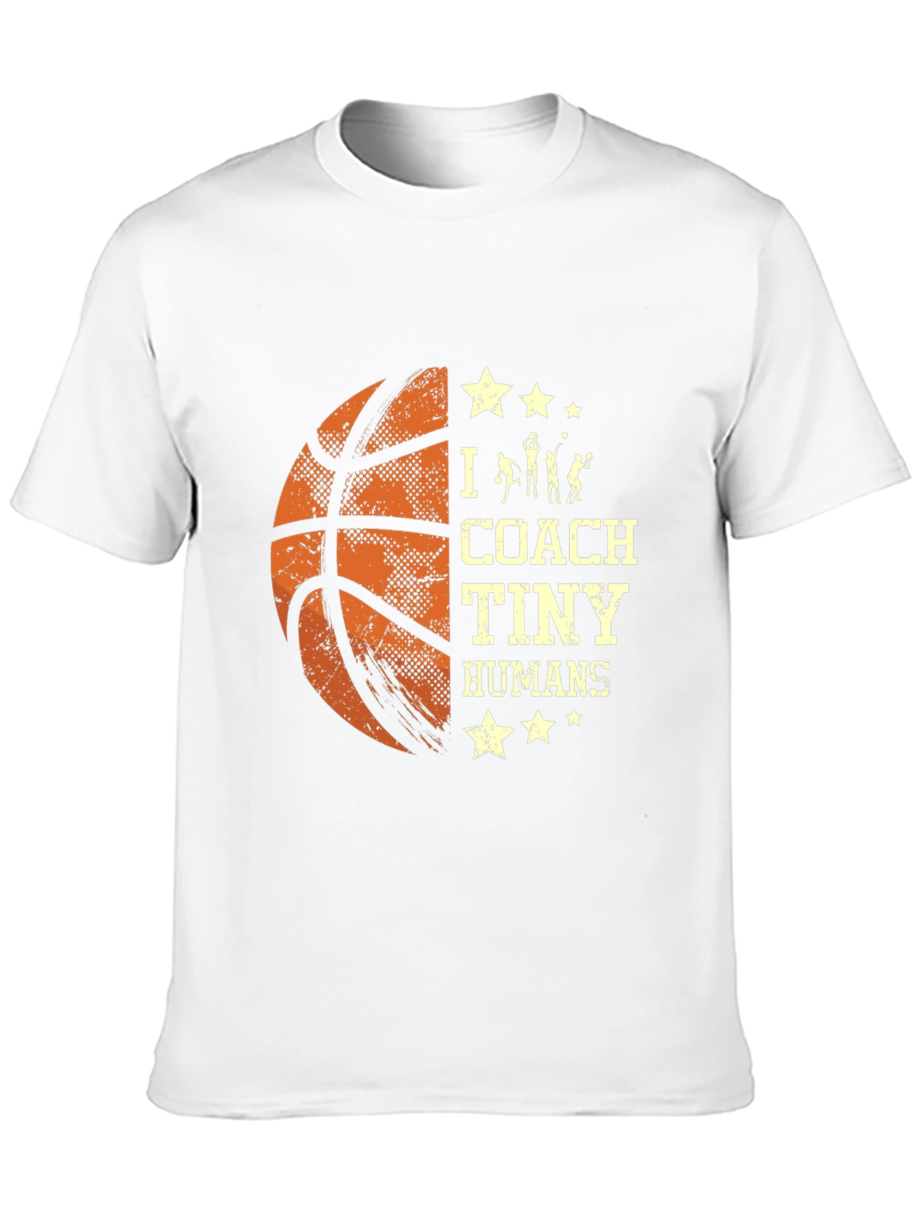 Basketball Coach T-Shirt I Coach Tiny Humans Tee