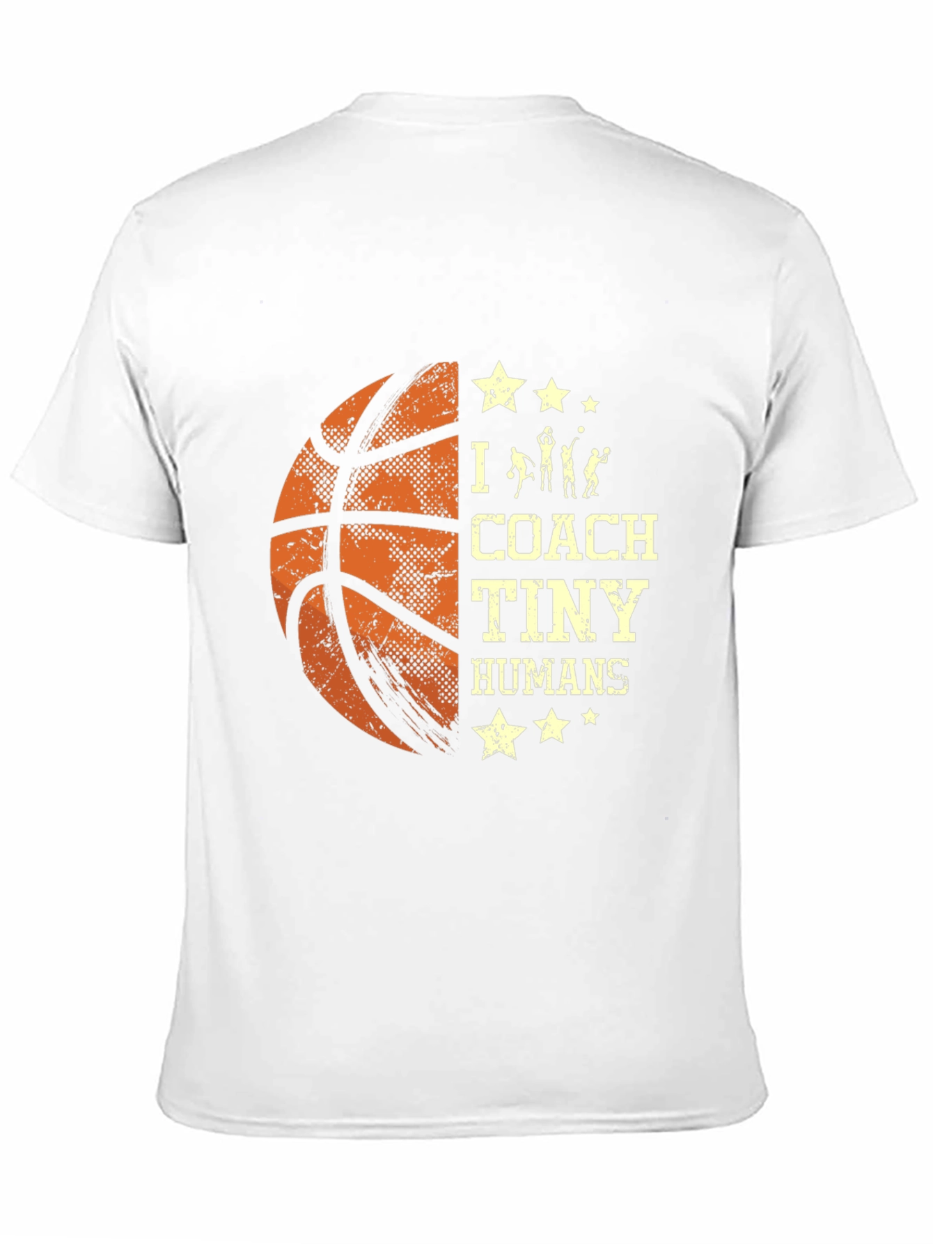 Basketball Coach T-Shirt I Coach Tiny Humans Tee