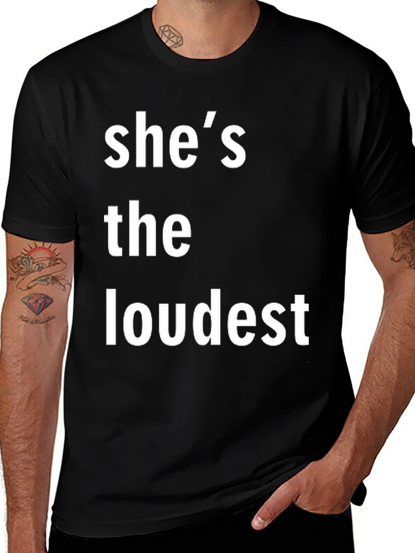 Shes the Loudest T-Shirt - Bold Statement Tee