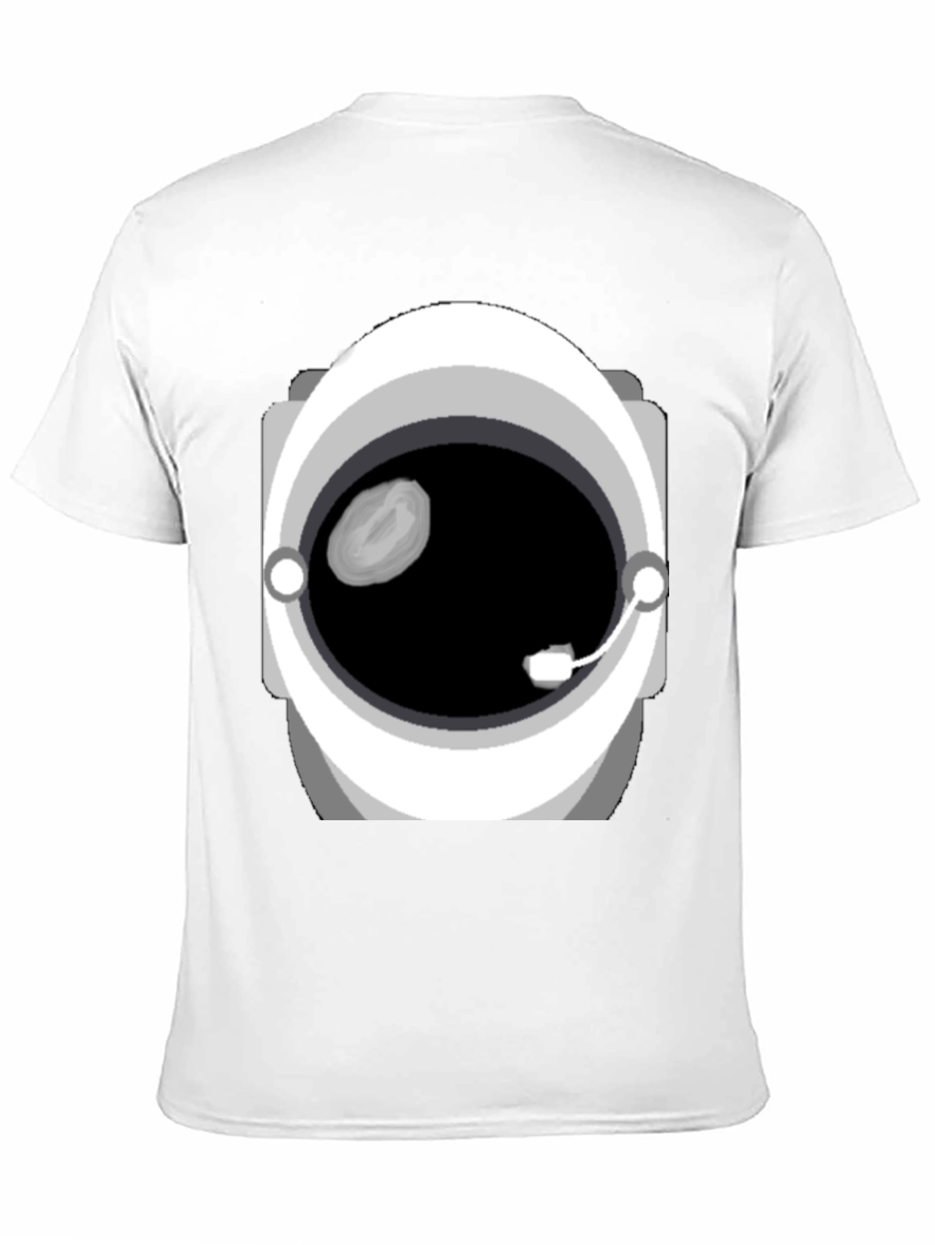 Astronaut Helmet Graphic Tee - Space Explorer Fashion
