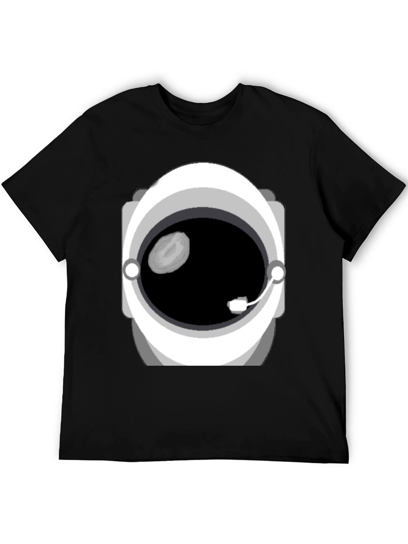 Astronaut Helmet Graphic Tee - Space Explorer Fashion