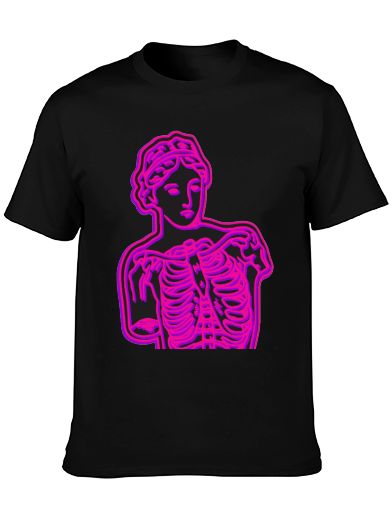 Neon Venus Ribcage Graphic Tee - Bold Streetwear