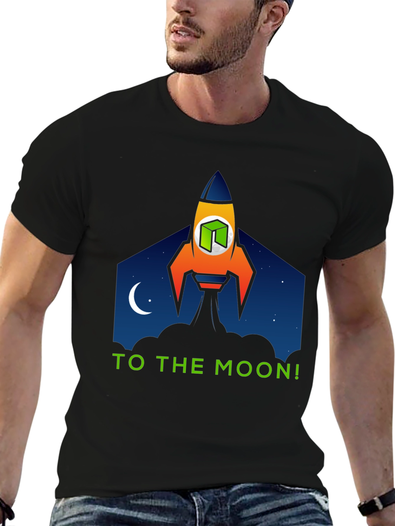 Neo Crypto Rocket T-Shirt: To The Moon!