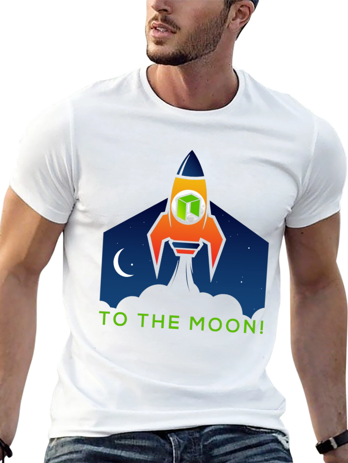 Neo Crypto Rocket T-Shirt: To The Moon!