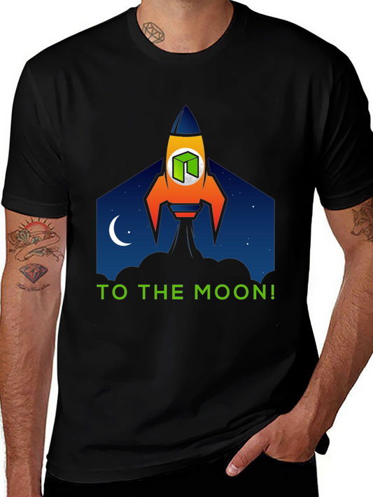 Neo Crypto Rocket T-Shirt: To The Moon!